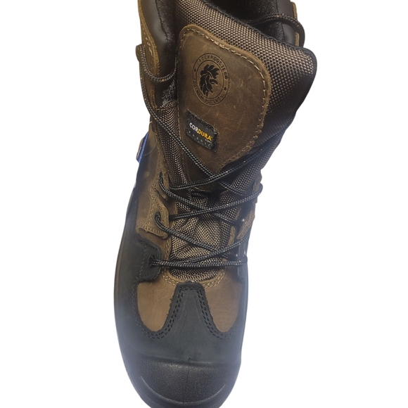 Men's Brown Work Boots - Picture 2 of 9